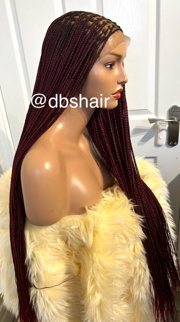 SMALL KNOTLESS BRAIDS (SILKY EXTENSION) READY TO SHIP - Image 2