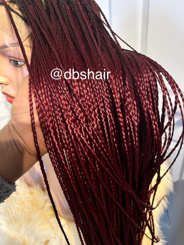 SMALL KNOTLESS BRAIDS (SILKY EXTENSION) READY TO SHIP - Image 5