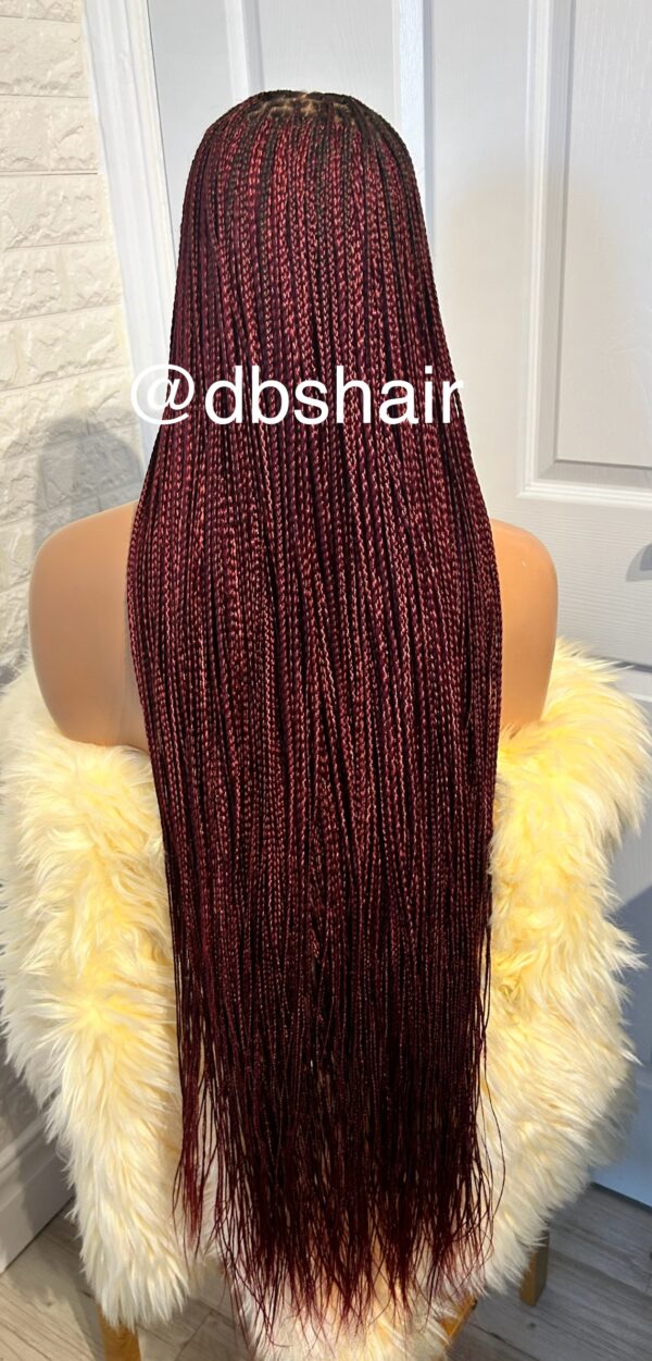SMALL KNOTLESS BRAIDS (SILKY EXTENSION) READY TO SHIP - Image 4