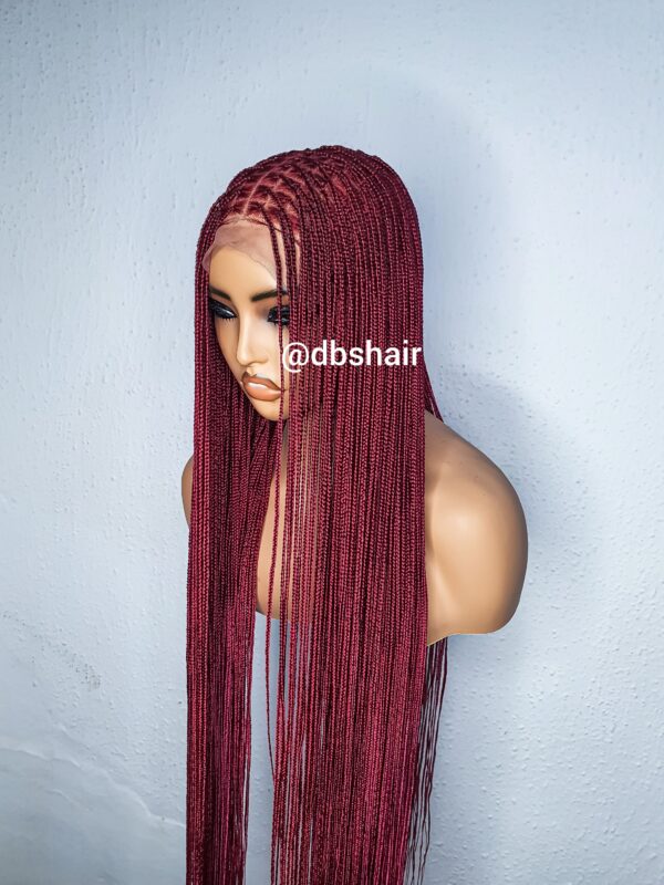 Small Knotless (Burgundy) Ready To Ship - Image 4