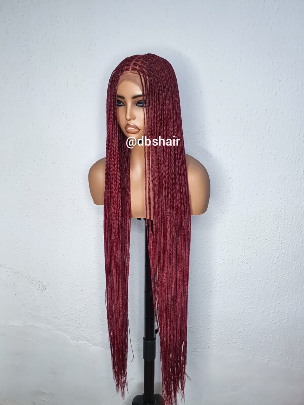 Small Knotless (Burgundy) Ready To Ship - Image 7